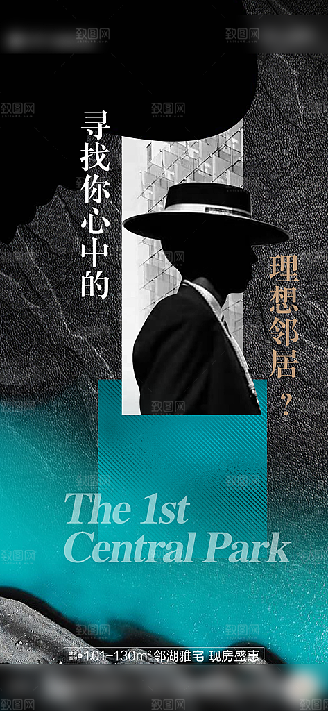高端医美大气简约海报