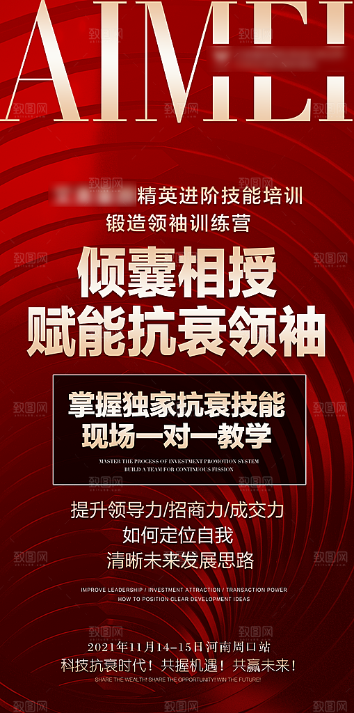 医疗美容项目大气海报