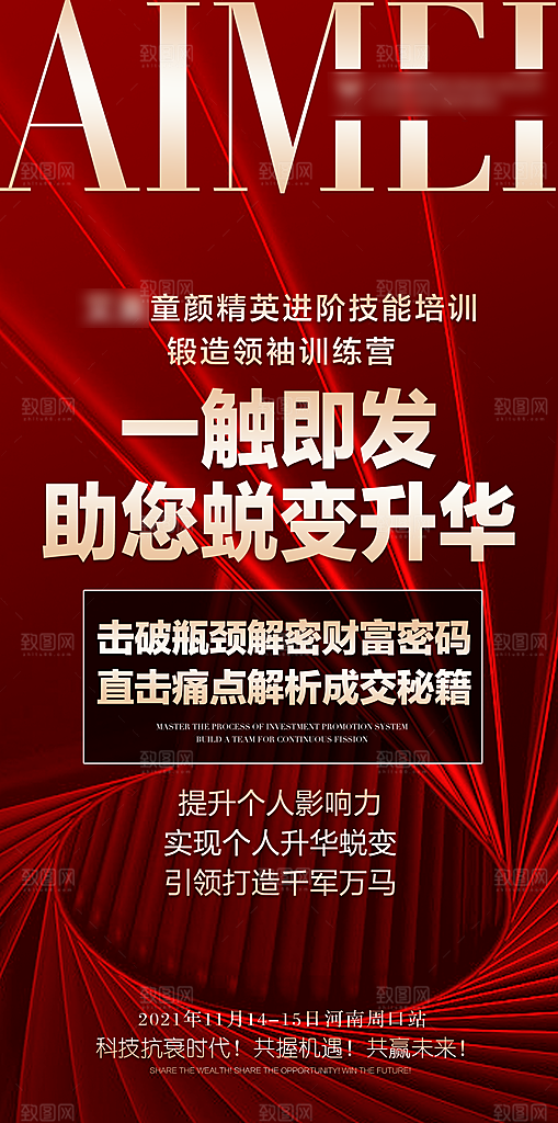 医疗美容项目大气海报