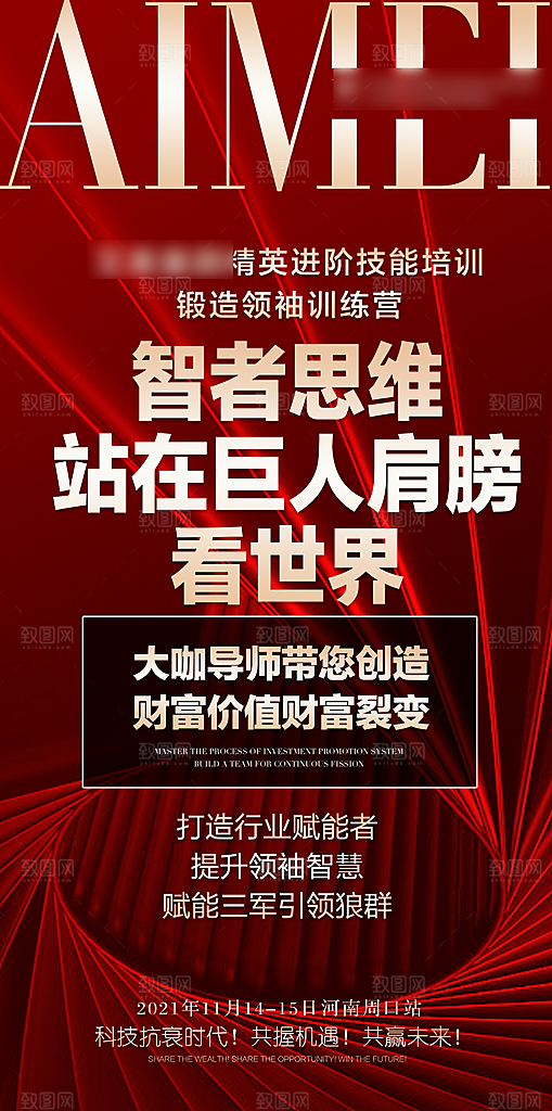 医疗美容项目大气海报