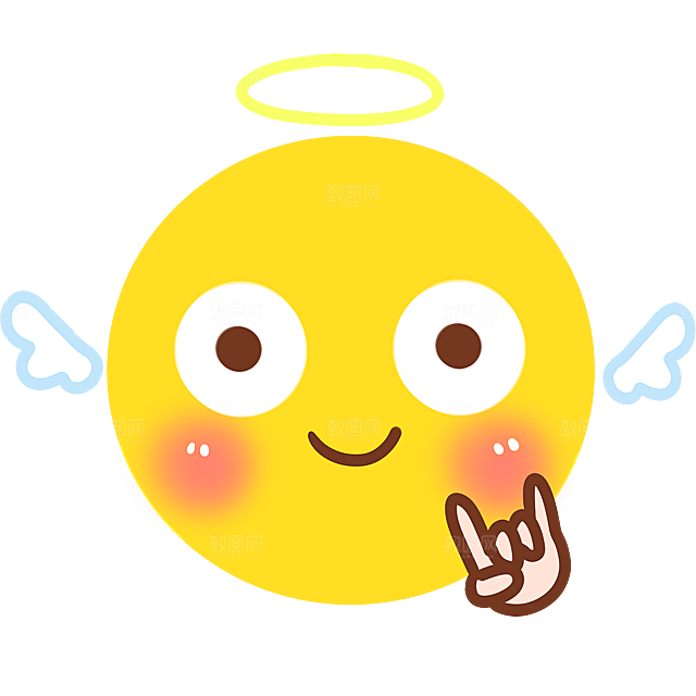 儿童手绘卡通可爱涂鸦免扣素材
