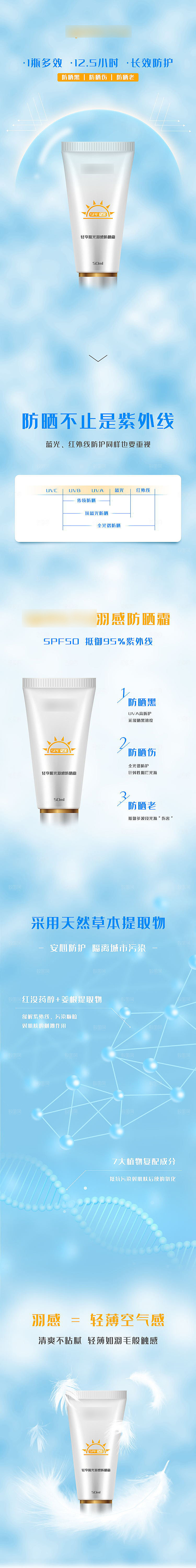 电商洗护美容用品详情页