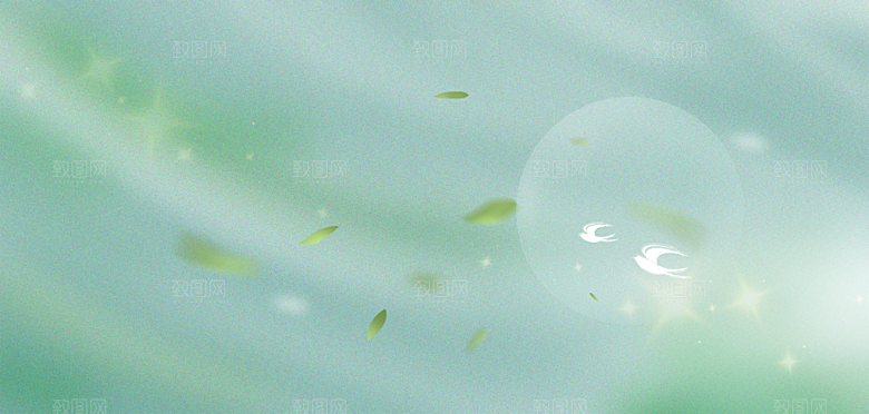 春季唯美清新简约大气背景