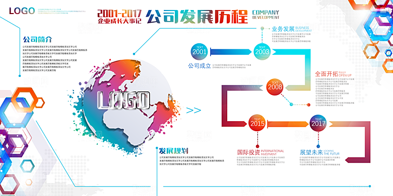 公司文化墙设计模版