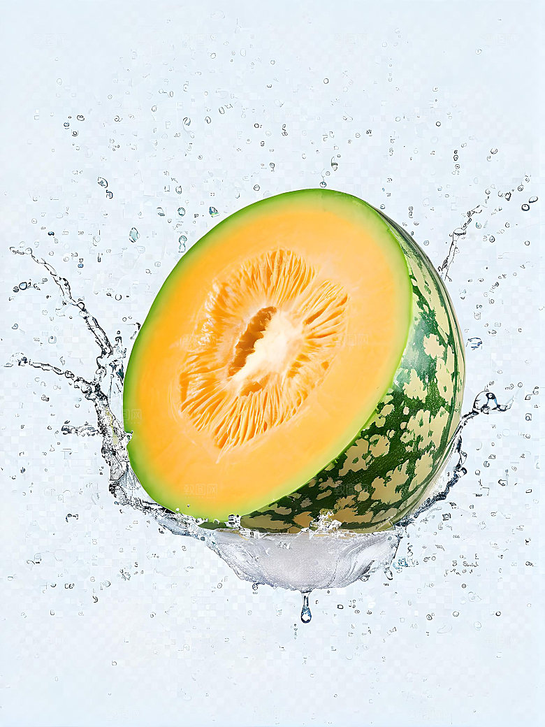 水果哈密瓜高清图片