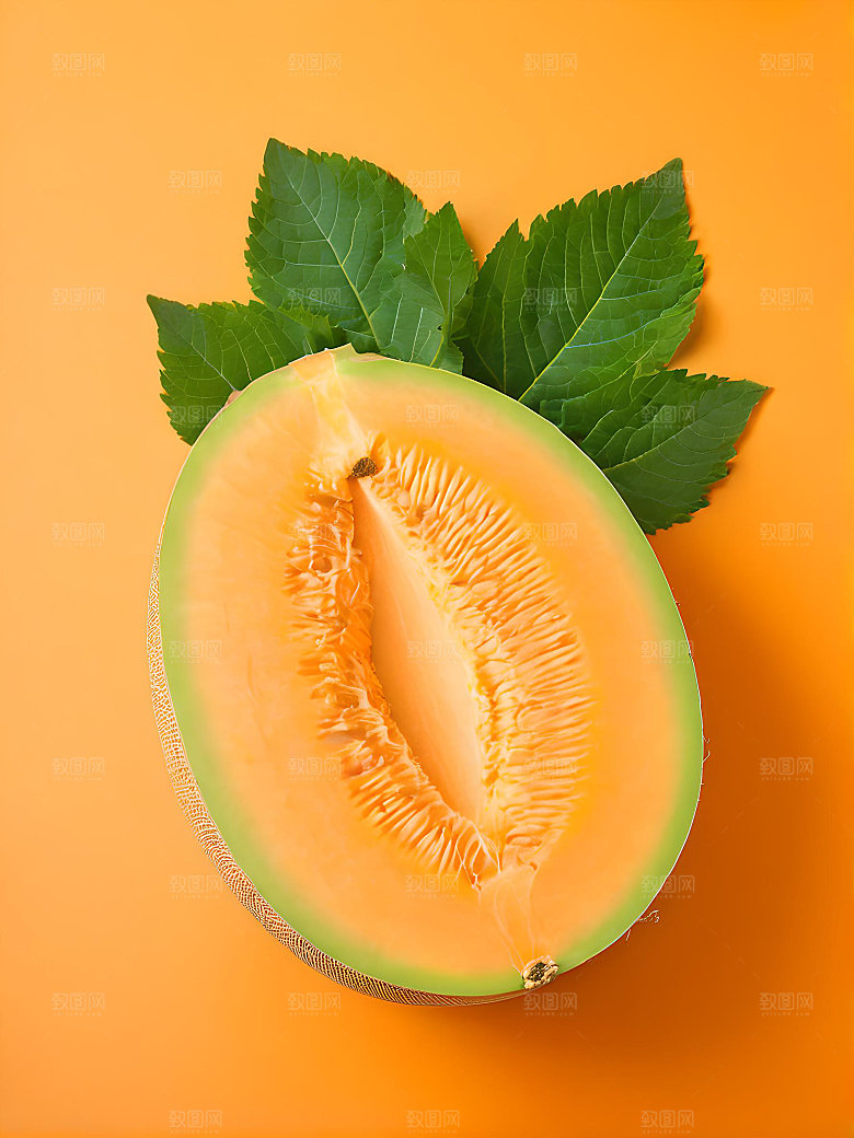 水果哈密瓜高清图片素材