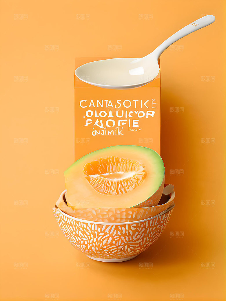 水果哈密瓜高清图片素材