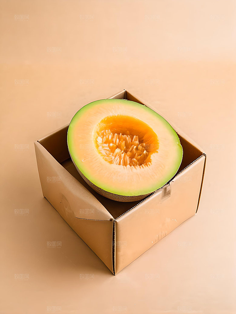 水果哈密瓜高清图片素材