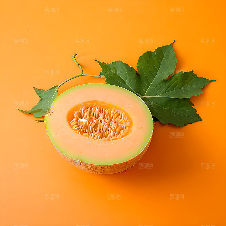 水果哈密瓜高清图片素材