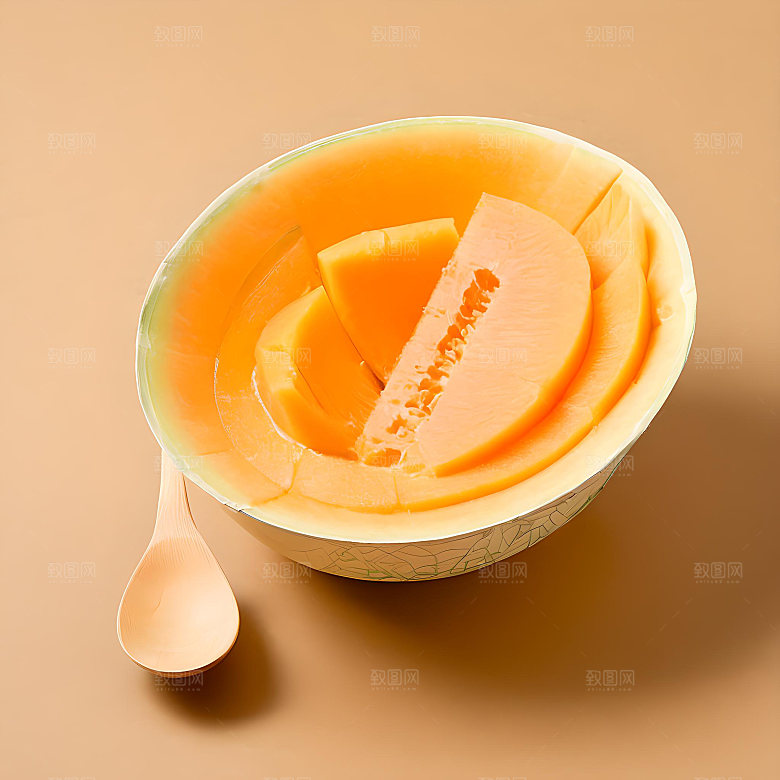 水果哈密瓜高清图片素材