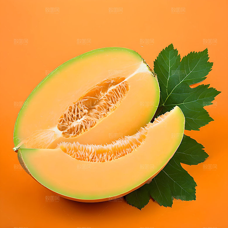 水果哈密瓜高清图片