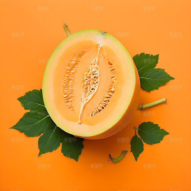 水果哈密瓜高清图片