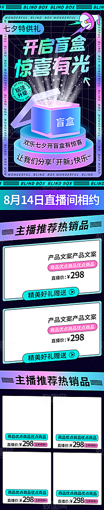 电商淘宝盲盒直播产品列表