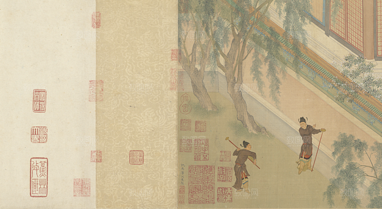 古风免抠元素古代人物画像