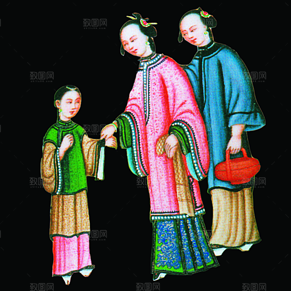 免抠元素古代人物画像