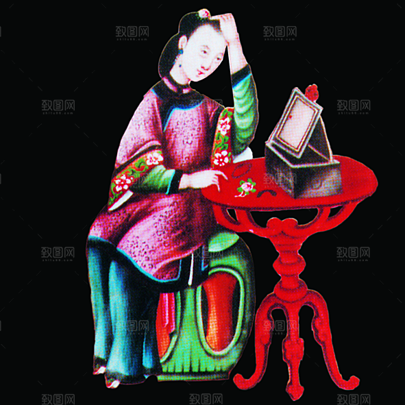 免抠元素古代人物画像