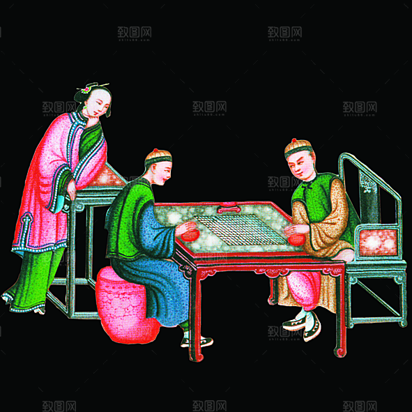 免抠元素古代人物画像