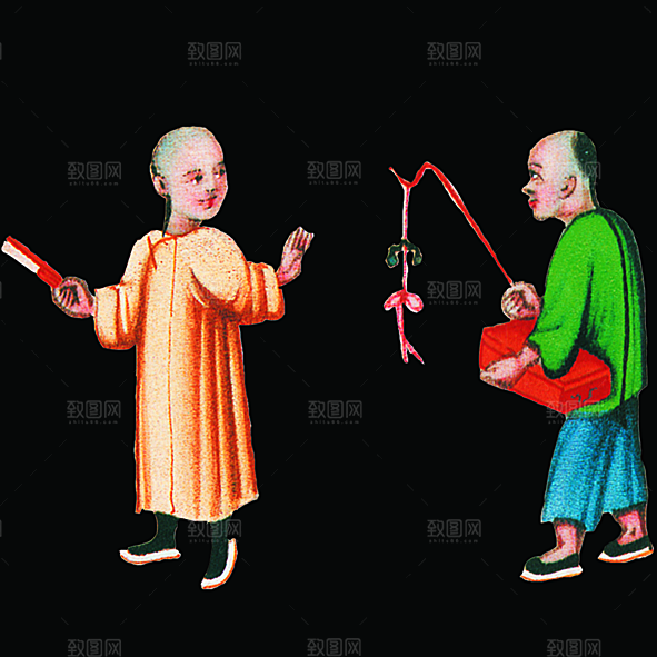 免抠元素古代人物画像