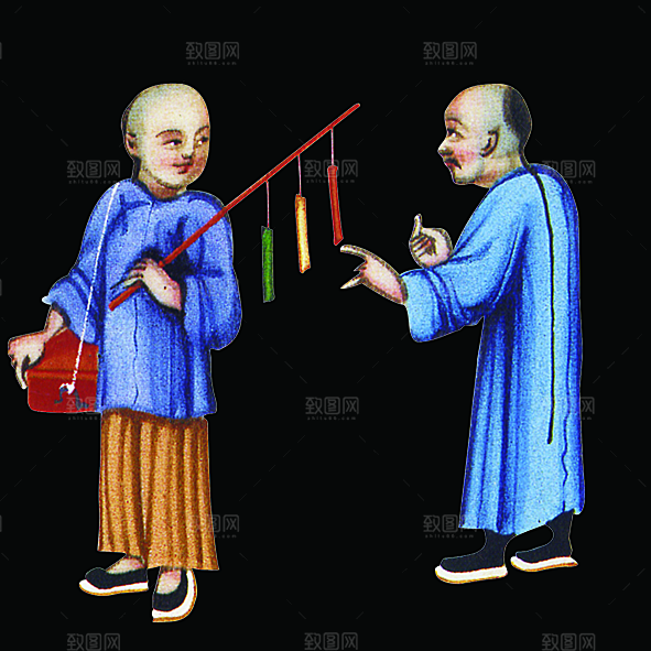 免抠元素古代人物画像