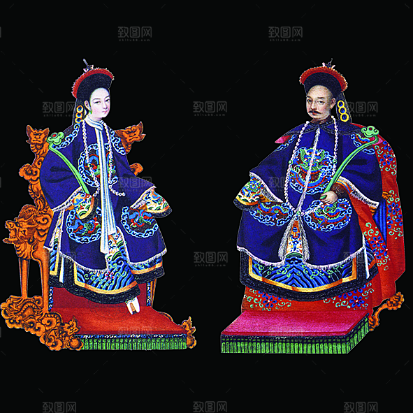 免抠元素古代人物画像