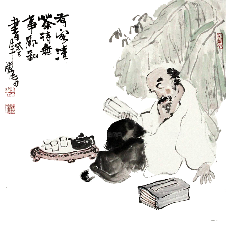 古风免抠元素古代人物画像PNG