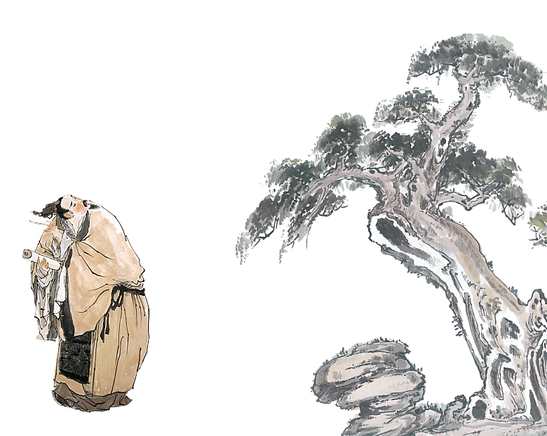 古风免抠元素古代人物画像PNG