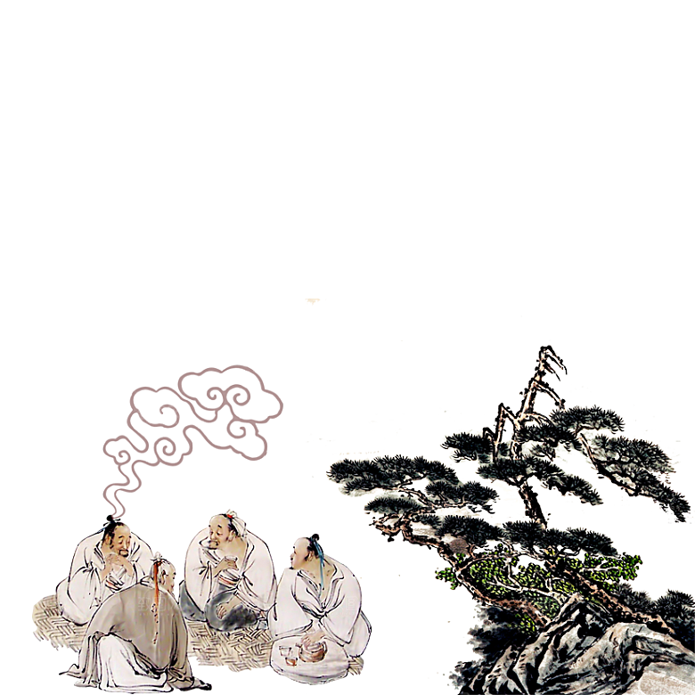 古风免抠元素古代人物画像PNG