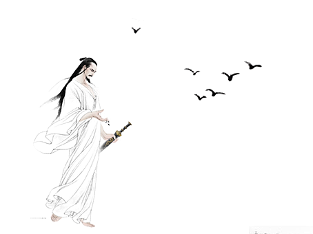 古风免抠元素古代人物画像PNG