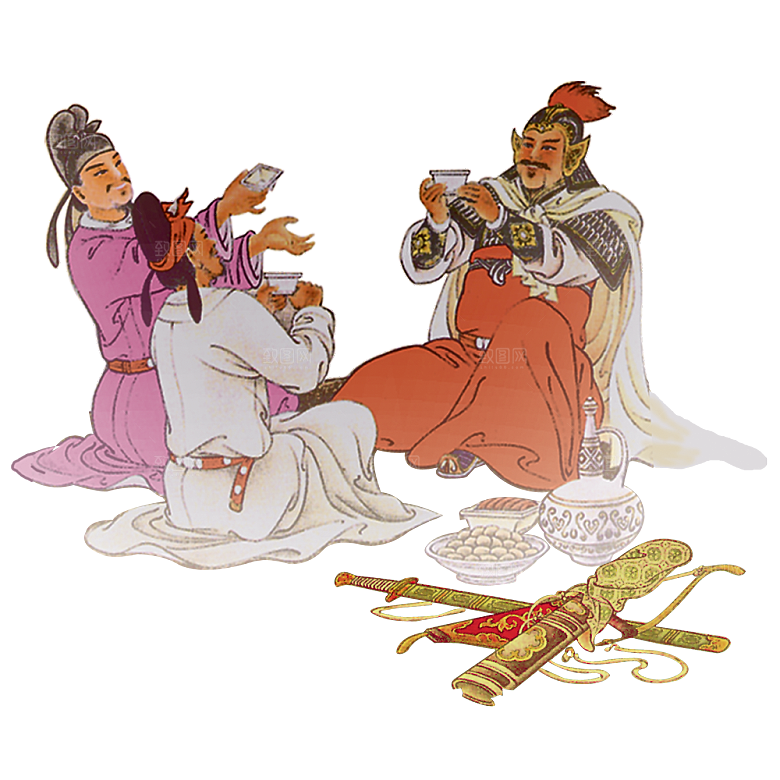 古风免抠元素古代人物画像PNG