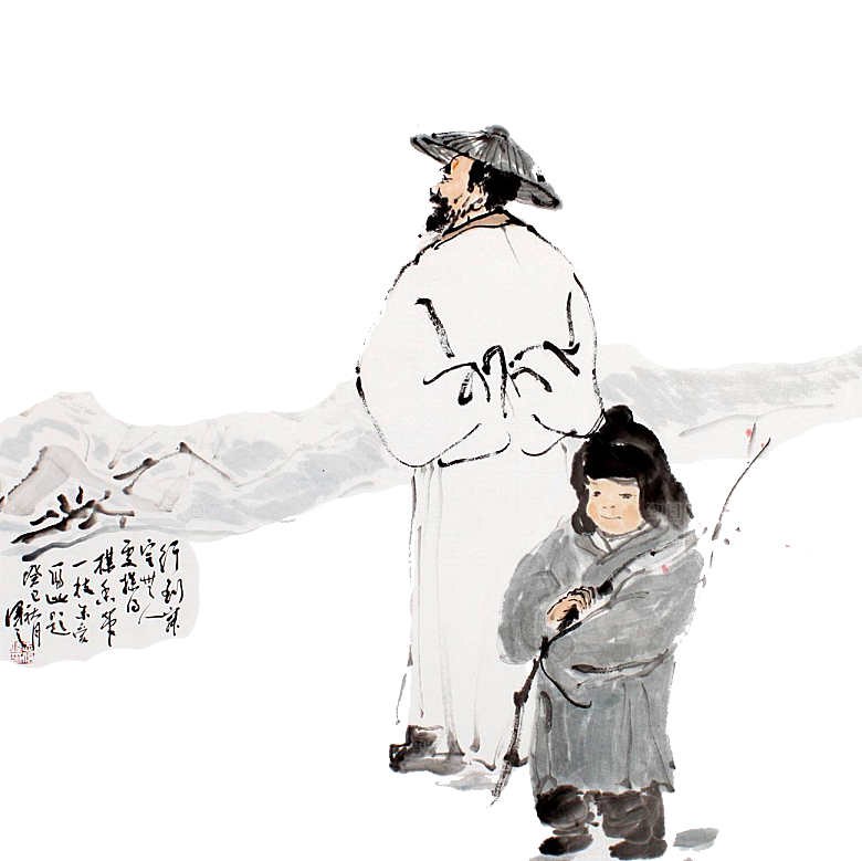 古风免抠元素古代人物画像PNG