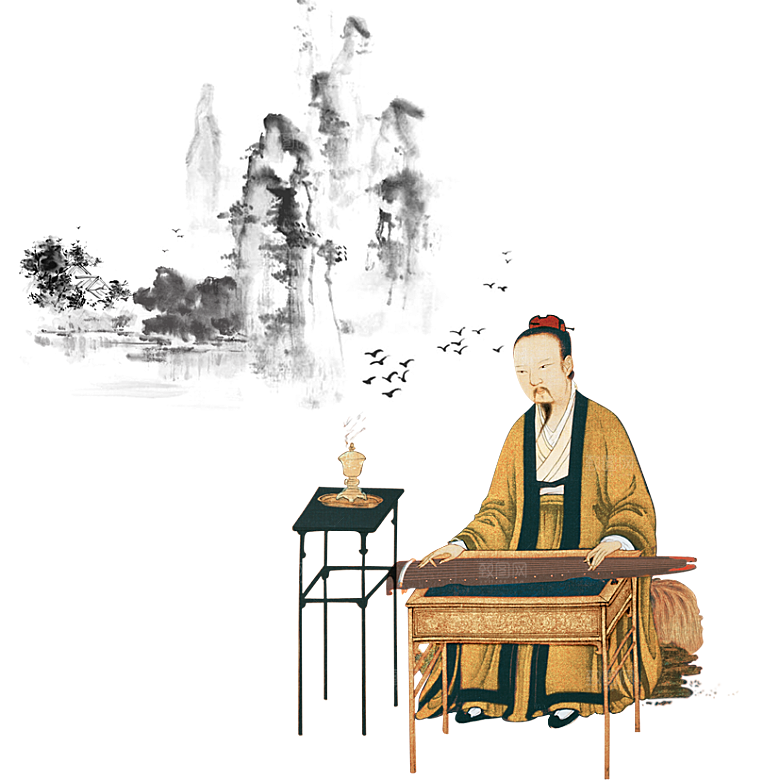 古风免抠元素古代人物画像PNG