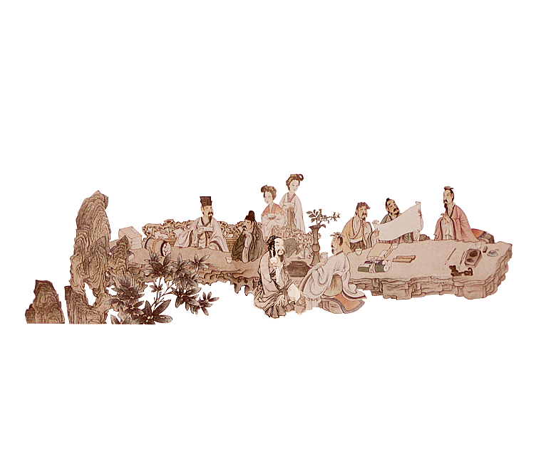 古风免抠元素古代人物画像PNG