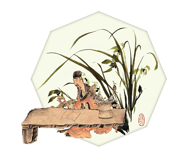 古风免抠元素古代人物画像PNG