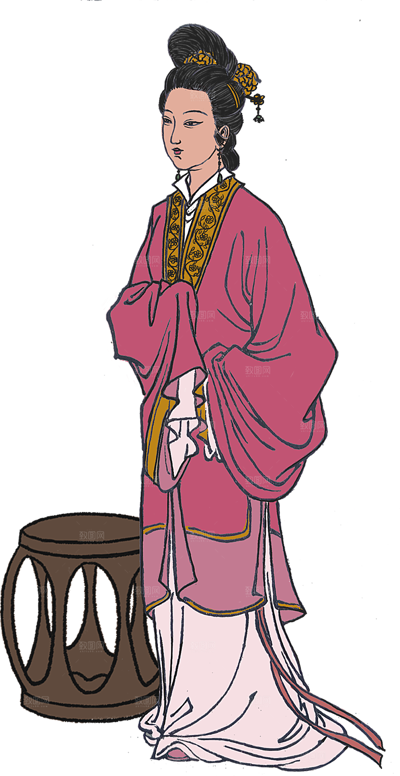 古风免抠元素古代人物画像PNG