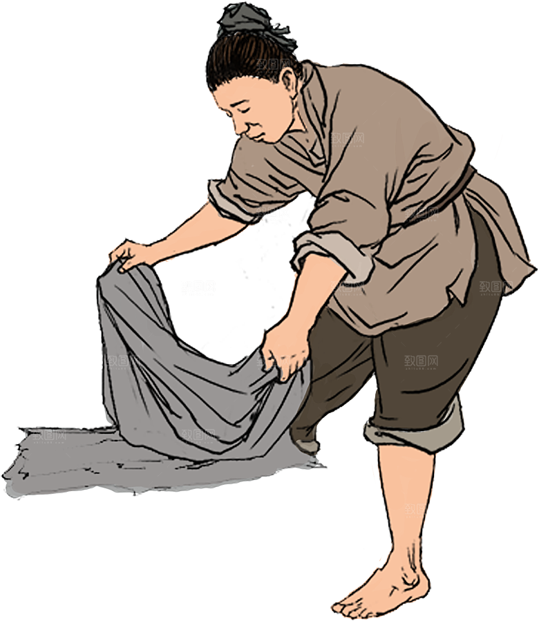 古风免抠元素古代人物画像PNG