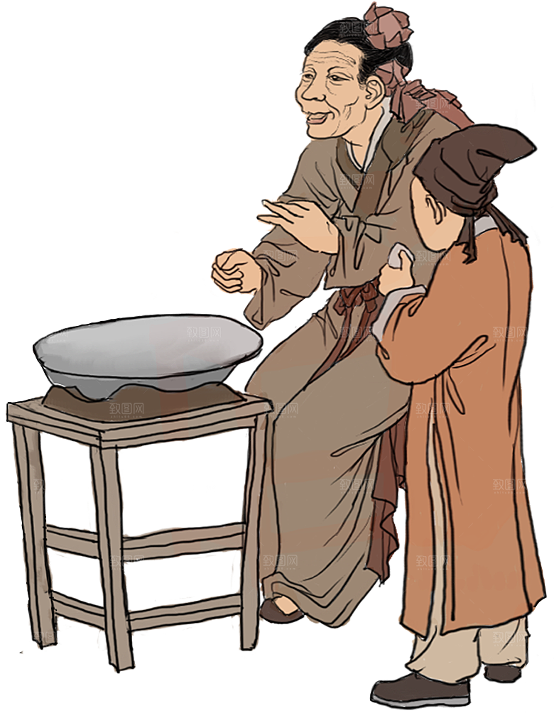 古风免抠元素古代人物画像PNG