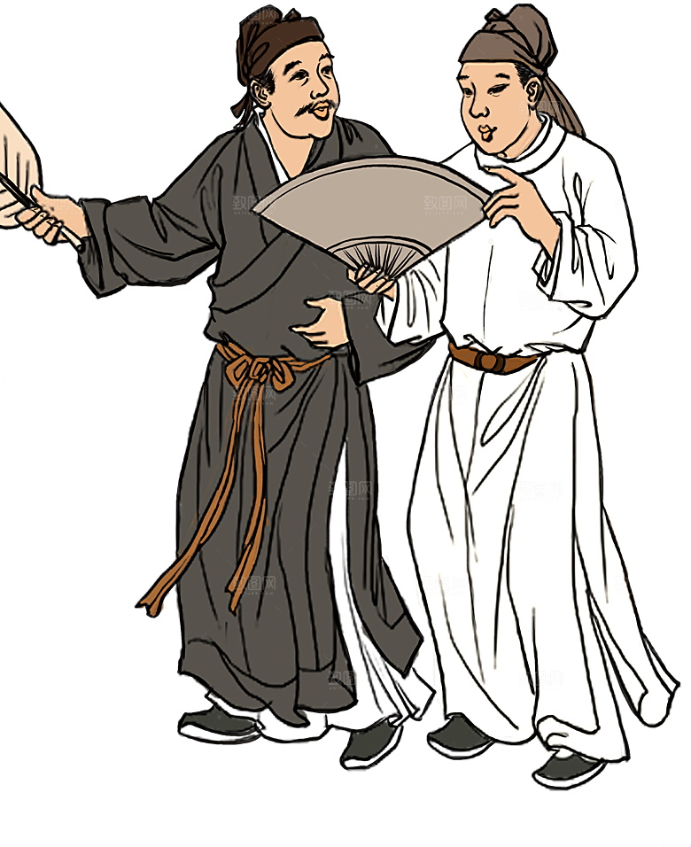 古风免抠元素古代人物画像PNG