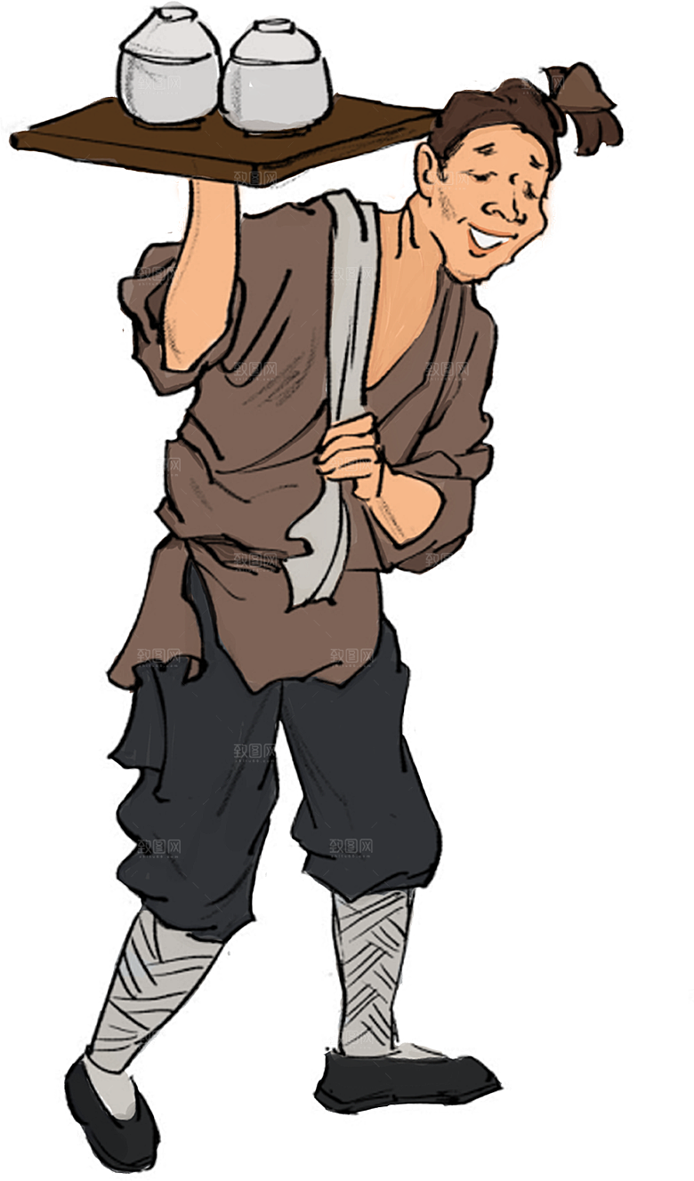 古风免抠元素古代人物画像PNG