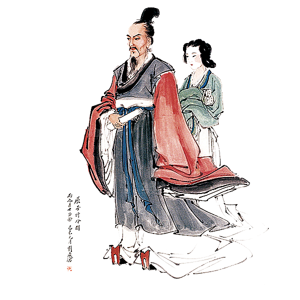 古风免抠元素古代人物画像PNG