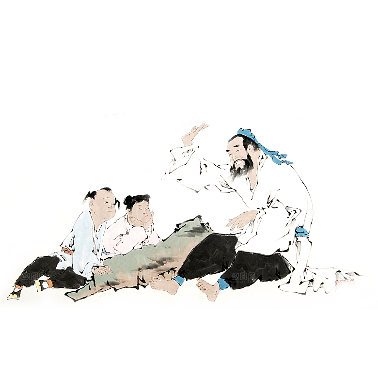 古风免抠元素古代人物画像PNG