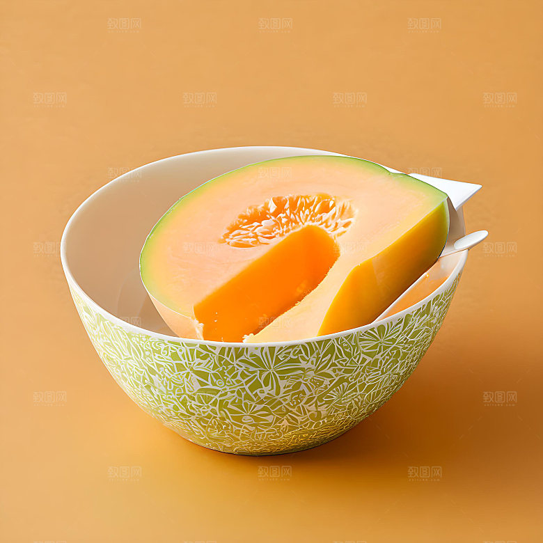 水果哈密瓜高清图片素材