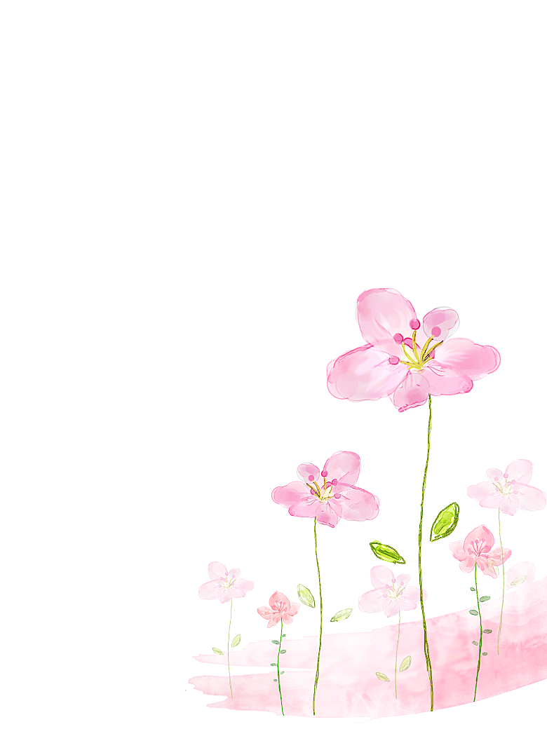 免抠植物古风花草插画元素