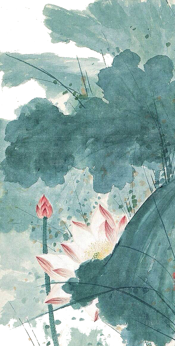 免抠植物古风花草插画元素