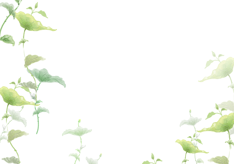 免抠植物古风花草插画元素