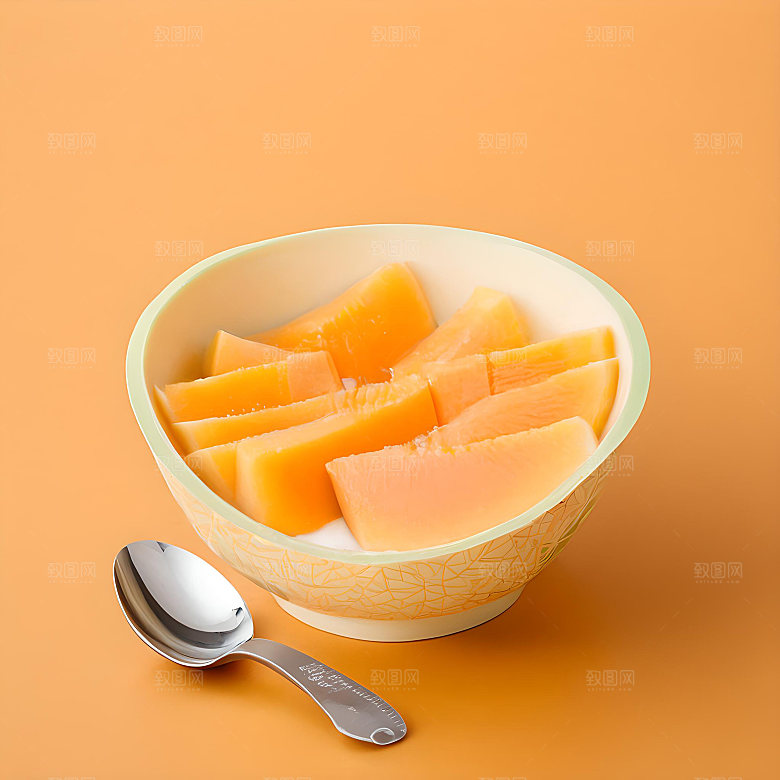 水果哈密瓜高清图片