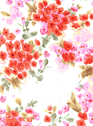 免抠植物古风花草插画元素