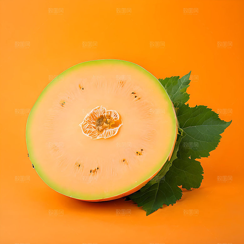水果哈密瓜高清图片素材
