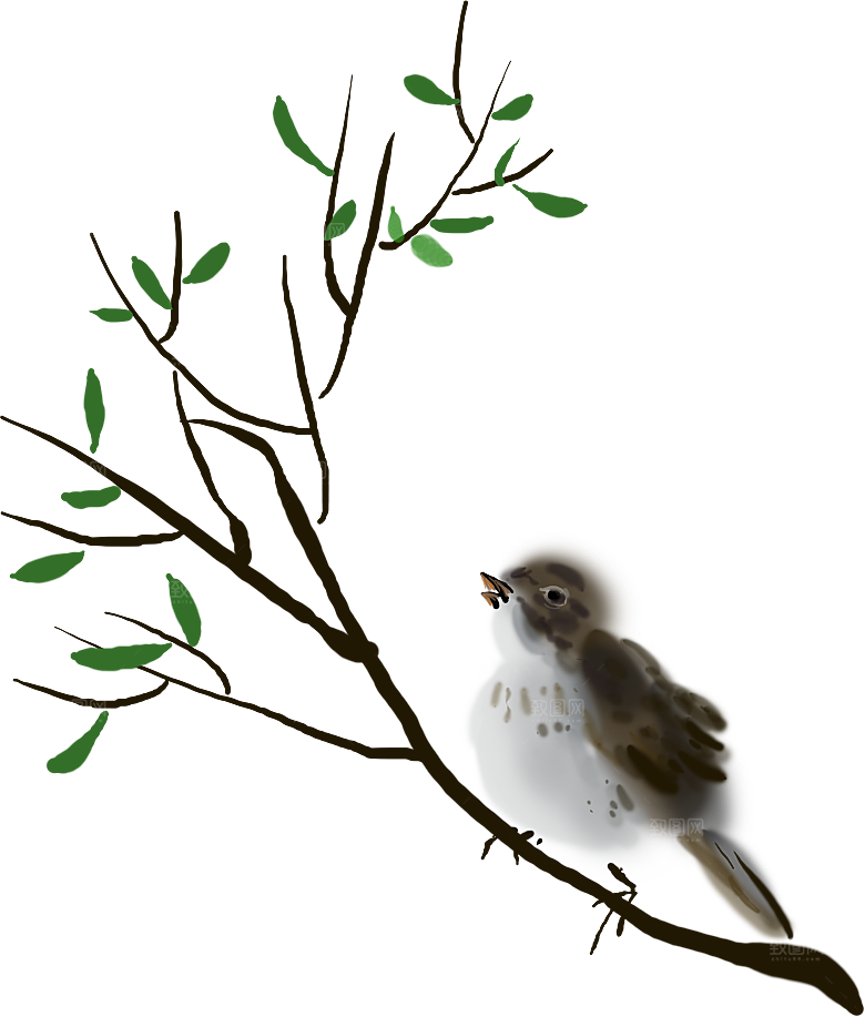 免抠元素动物插画PNG素材
