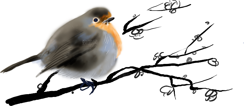 免抠元素动物插画PNG素材