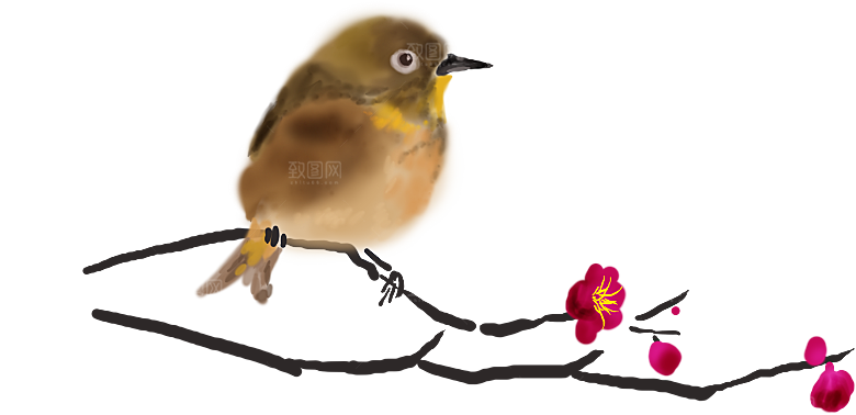 免抠元素动物插画PNG素材
